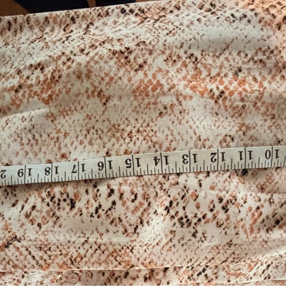 Calvin Klein Orange and Brown Casual Sundress with Dolman Sleeves - Picture 8 of 10